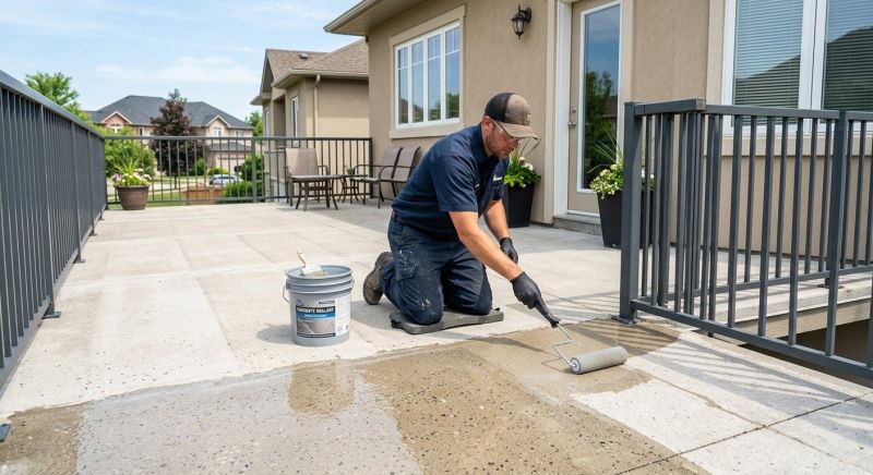 Concrete Deck Sealing in Puyallup, WA