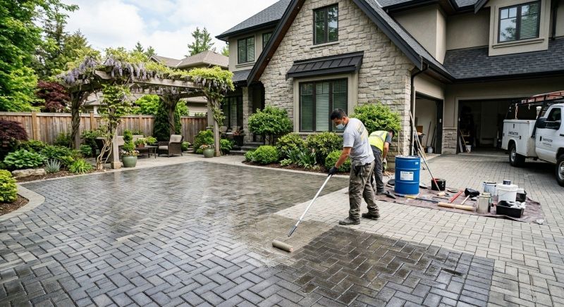 Courtyard Sealing in Renton, WA