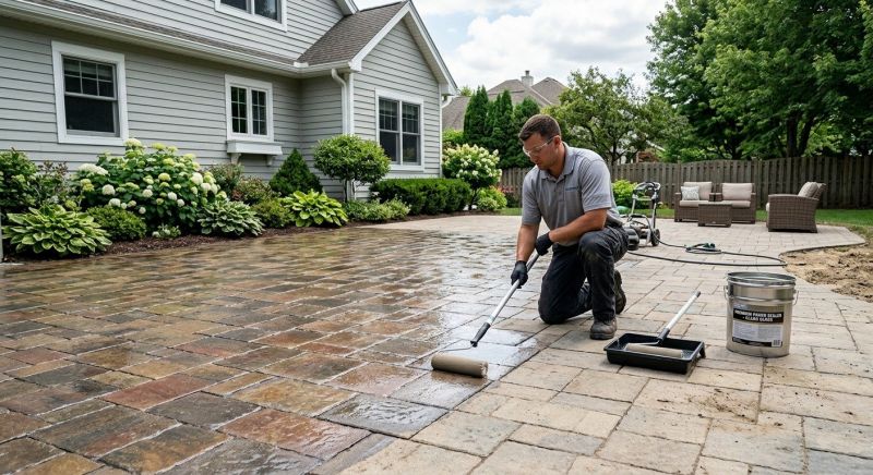 Paver Driveway Sealing in Redmond, WA