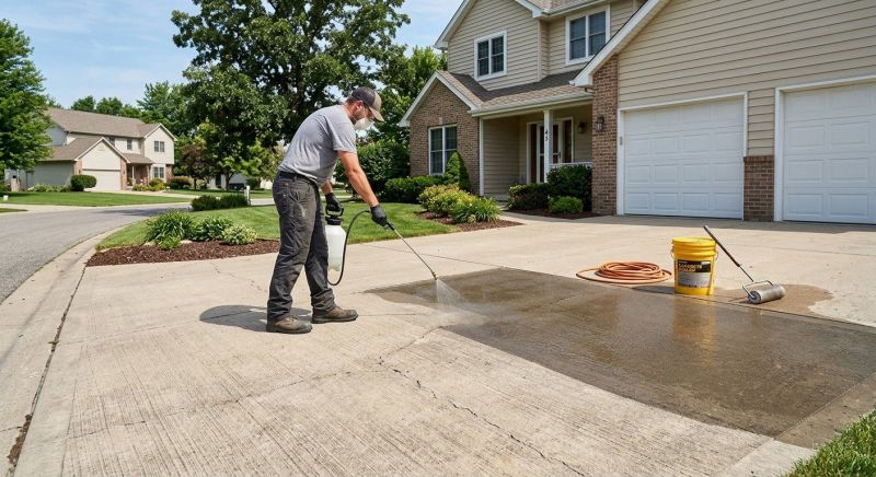 Sidewalk Concrete Sealing in Tacoma, WA