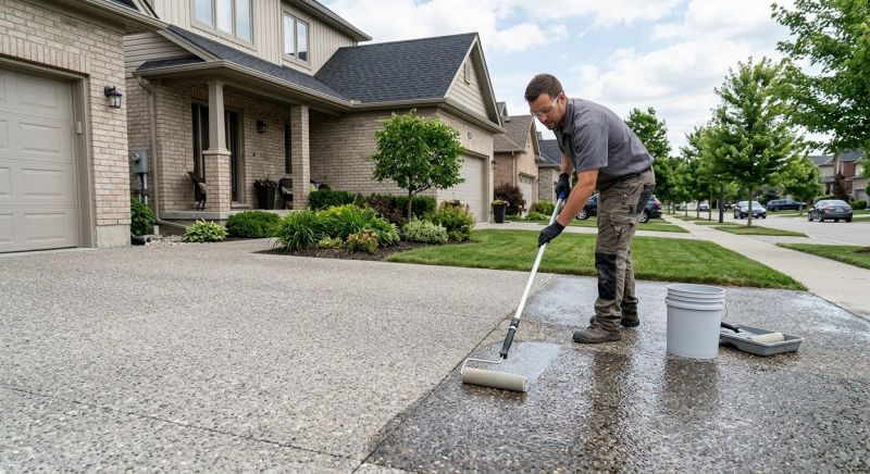 Stamped Concrete Sealing in Kansas City, KS