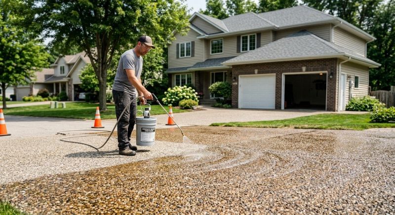 Stamped Concrete Sealing in Gig Harbor, WA